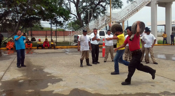 adiestramiento bomberos