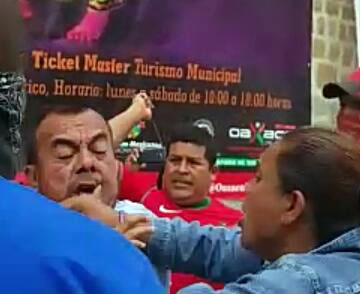 periodista agredido